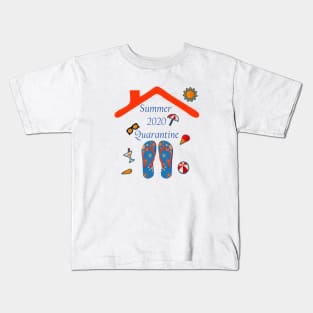 summer quarantine 2020 Kids T-Shirt